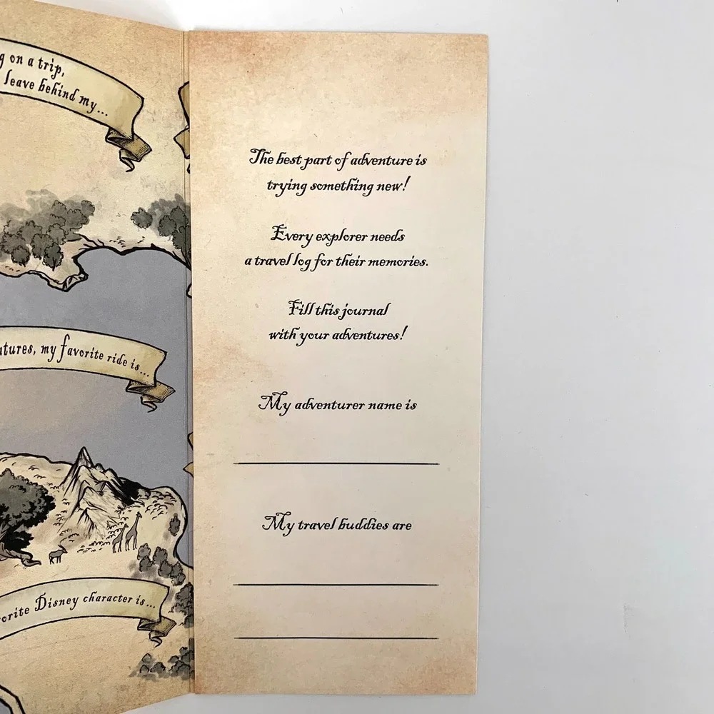 WDW Bon Voyage Adventure Journal Trattoria al Forno Character Breakfast Rapunzel